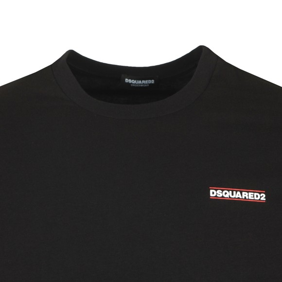 Dsquared² Mens Black Chest Logo T Shirt main image