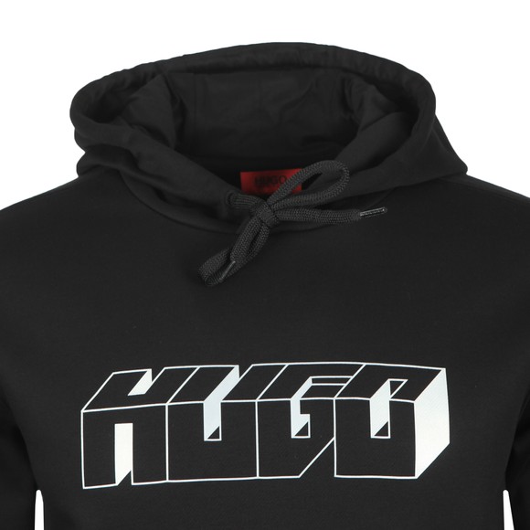 HUGO Mens Black Dazarus Hoody main image