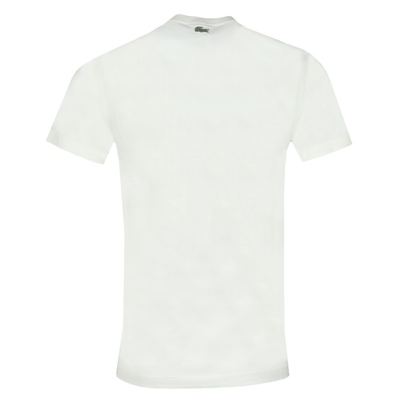 Lacoste Mens White TH5097 T-Shirt #3