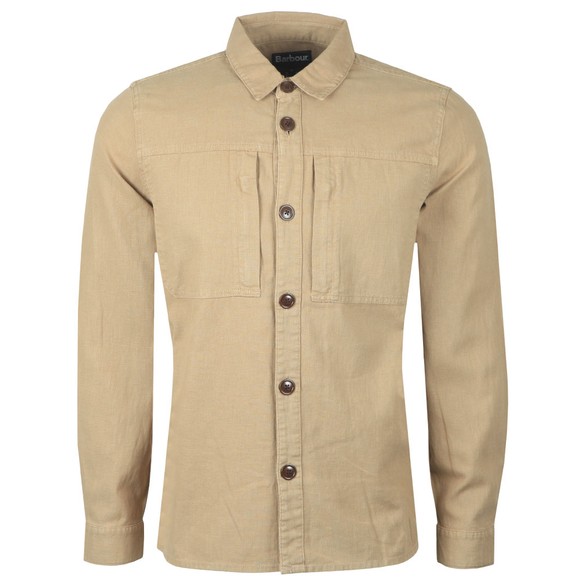 Barbour Lifestyle Mens Beige Kilda Overshirt main image