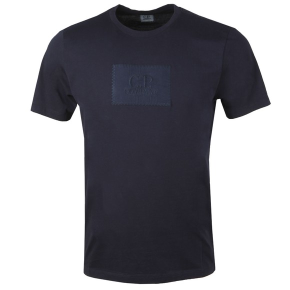 C.P. Company Mens Blue Box Patch T-Shirt main image