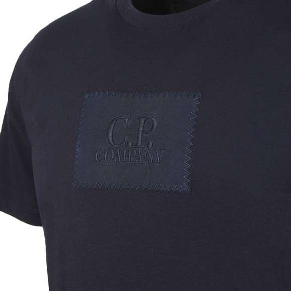 C.P. Company Mens Blue Box Patch T-Shirt main image