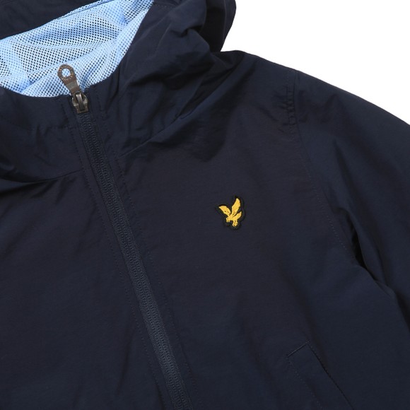 Lyle And Scott Junior Boys Blue Graphic Zip Through Windcheater Jacket main image