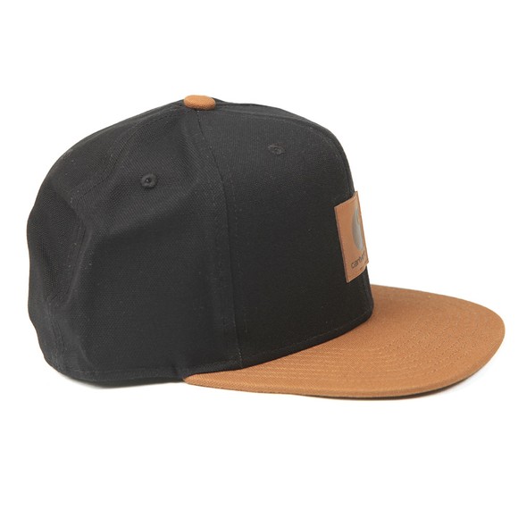 Carhartt WIP Mens Black Logo Cap Bi-Coloured Cap #2