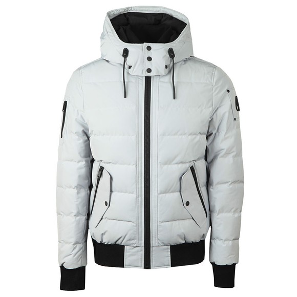 Moose Knuckles Mens Grey Rocher Bomber Jacket #1