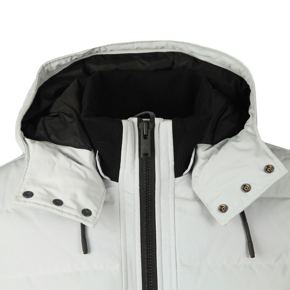 Moose Knuckles Mens Grey Rocher Bomber Jacket #2