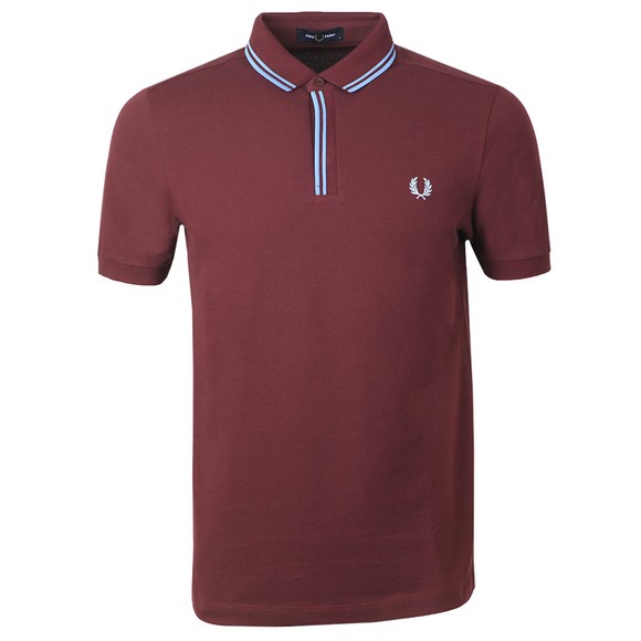 Fred Perry Mens Brown Tipped Placket Polo Shirt #1