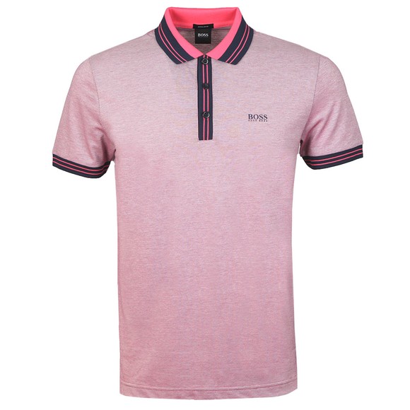 BOSS Mens Pink Athleisure Paddy 2 Polo Shirt main image