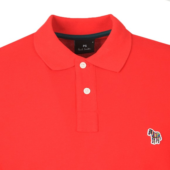PS Paul Smith Mens Red Zebra Polo Shirt #2