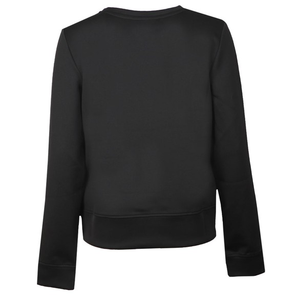 Love Moschino Womens Black Circle Logo Sweatshirt #3