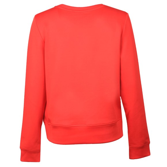 Love Moschino Womens Red Circle Logo Sweatshirt #3