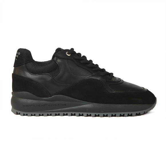 Android Homme Mens Black Santa Monica Rubber Mosaic Trainer #1