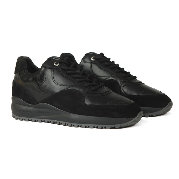 Android Homme Mens Black Santa Monica Rubber Mosaic Trainer #2