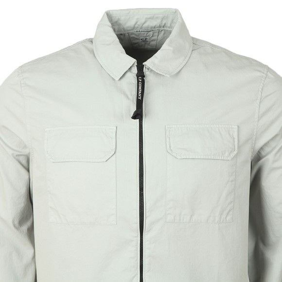 C.P. Company Mens Grey Twin Chest Pocket Overshirt main image