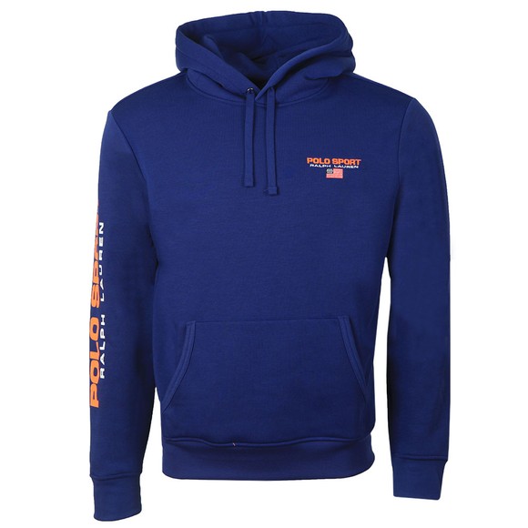 Polo Sport Ralph Lauren Mens Blue Logo Overhead Hoody #1