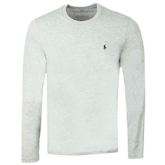 Polo Ralph Lauren Mens Grey Long Sleeve Sleep Crew Neck T-Shirt #1