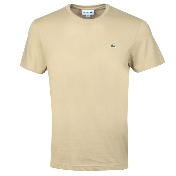Lacoste Mens Off-White TH2038 Plain T-Shirt #1