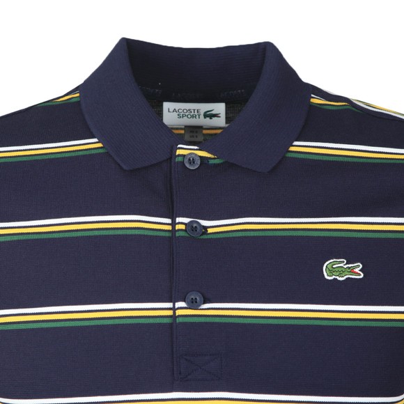 Lacoste Sport Mens Blue YH1492 Striped Polo Shirt main image