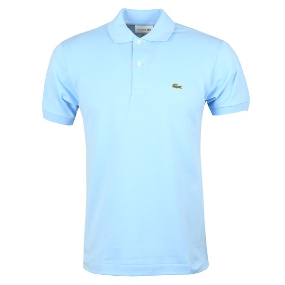 Lacoste Mens Blue L1212 Plain Polo Shirt main image