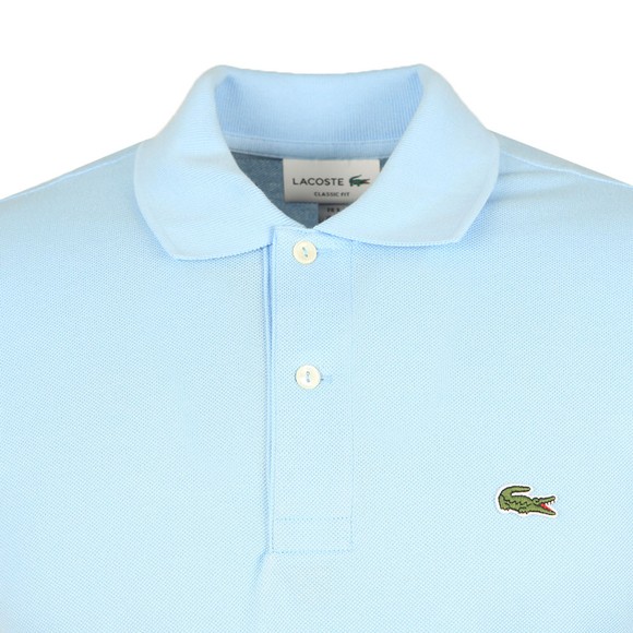 Lacoste Mens Blue L1212 Plain Polo Shirt main image