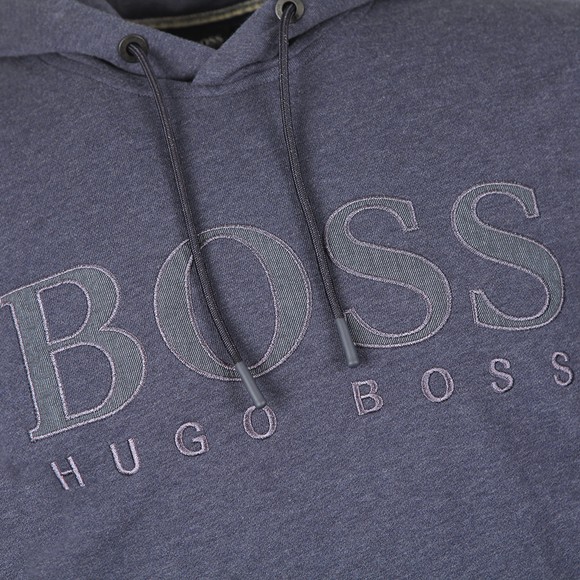 BOSS Mens Blue Casual Wetzand Hoody #2