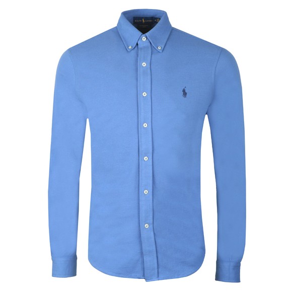 Polo Ralph Lauren Mens Blue Featherweight Mesh Shirt main image