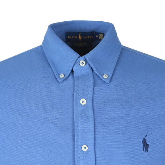 Polo Ralph Lauren Mens Blue Featherweight Mesh Shirt main image