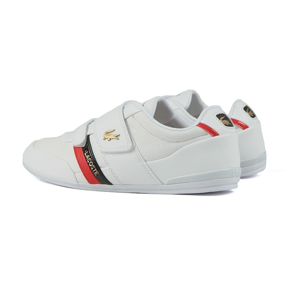 Lacoste Mens White Missano Strap Trainer main image