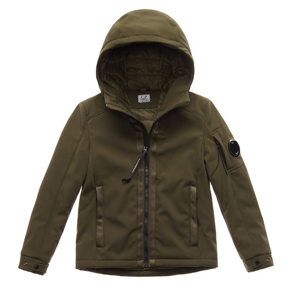 C.P. Company Undersixteen Boys Green Viewfinder Shell Jacket main image