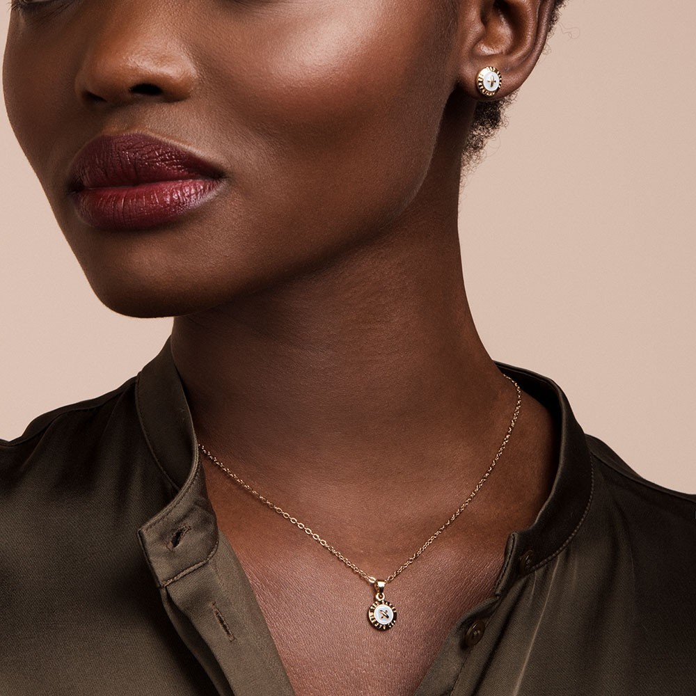 Ted Baker Elvina Enamel Mini Button 