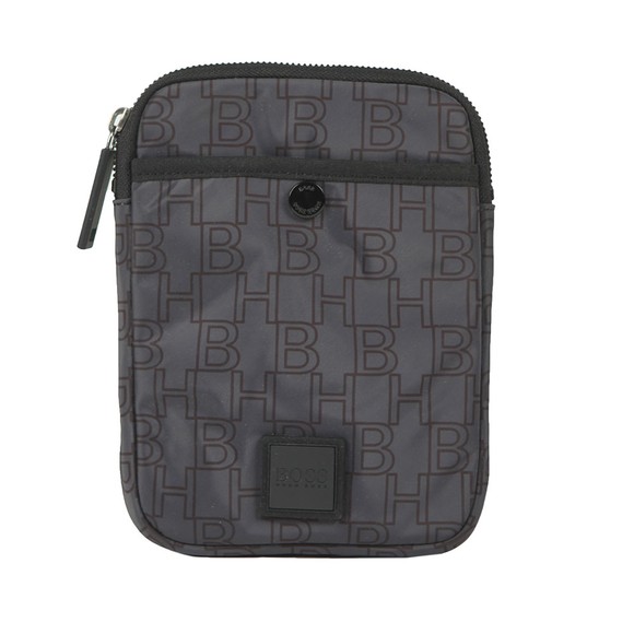 BOSS Mens Grey Pixel Mini Pouch main image