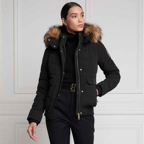 Holland Cooper Womens Black Ventina Puffer Jacket #3