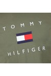 Tommy Hilfiger Mens Green Flag T-Shirt