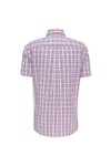 Fynch Hatton Mens Blue S/S Maritime Story Shirt