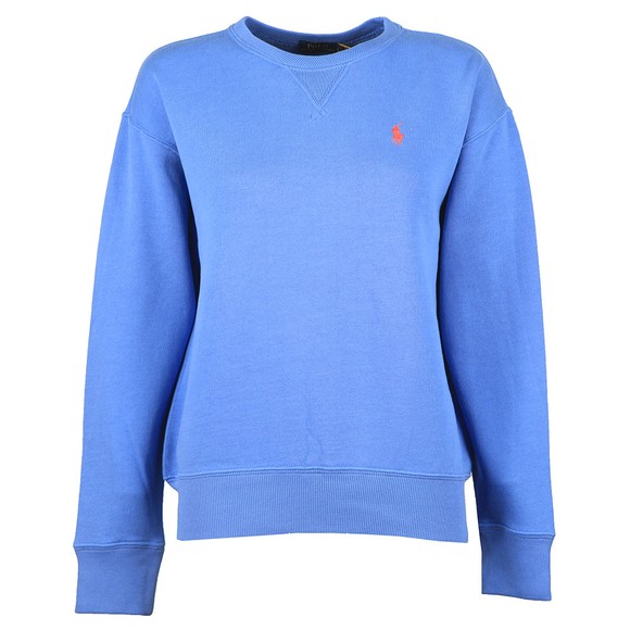 Polo Ralph Lauren Womens Blue Crew Neck Sweatshirt #1