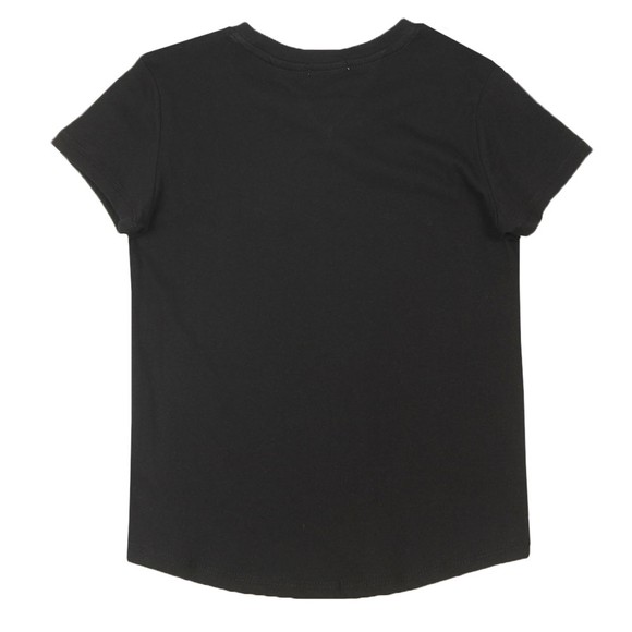 Tommy Hilfiger Kids Girls Black Essential Logo T-Shirt main image