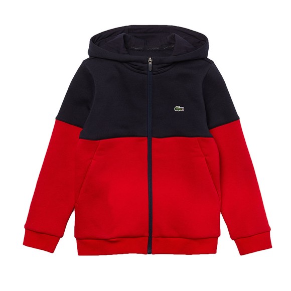 Lacoste Boys Blue SJ1161 Zip Hoody main image