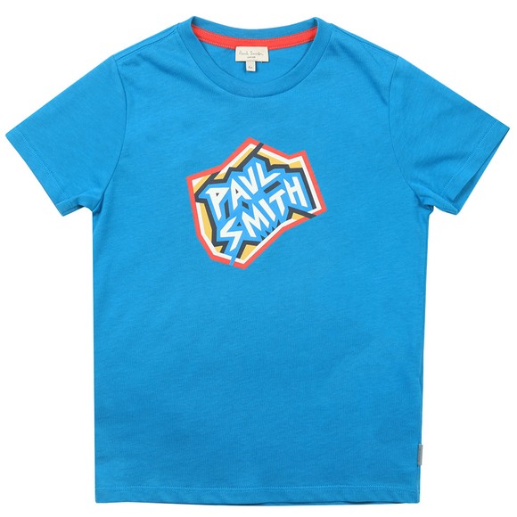 Paul Smith Junior Boys Blue Bertin Logo T Shirt main image