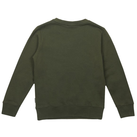 Napapijri Boys Green Baloy Crew Sweatshirt main image