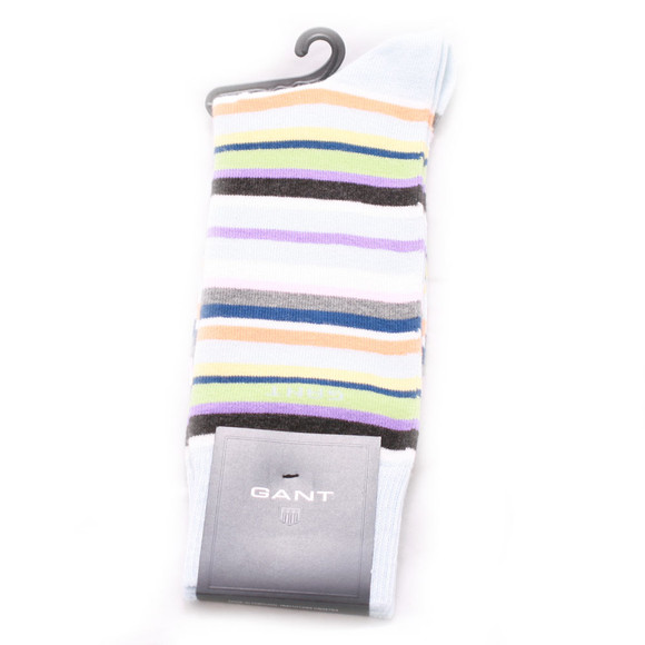 Gant Mens Blue Gant Multi Block Stripe Socks main image