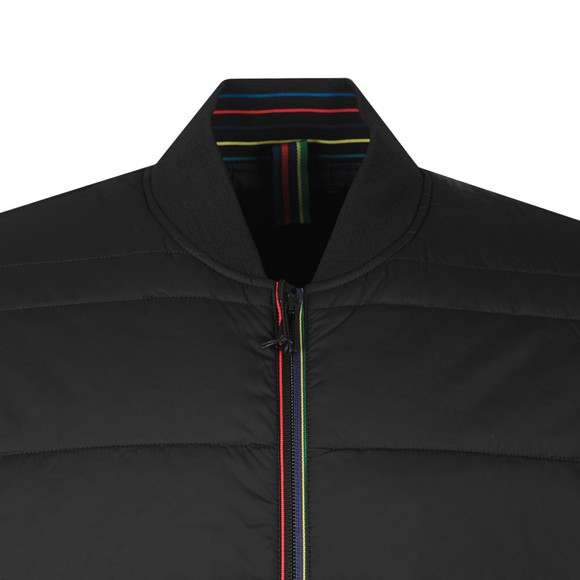 PS Paul Smith Mens Black Mixed Media Bomber #2