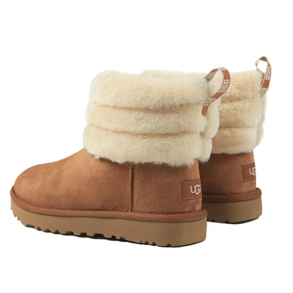 Ugg Womens Brown Fluff Mini Quilted Boot #3