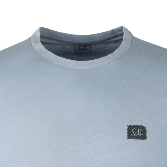 C.P. Company Mens Blue Small Box Logo T-Shirt #2