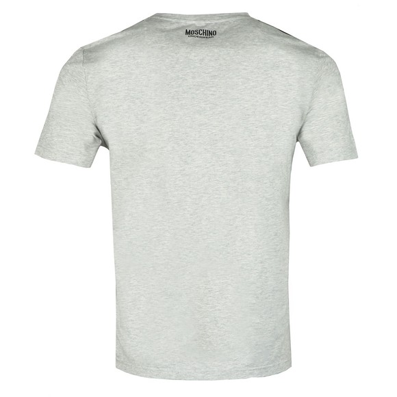 Moschino Mens Grey Tape T-Shirt main image