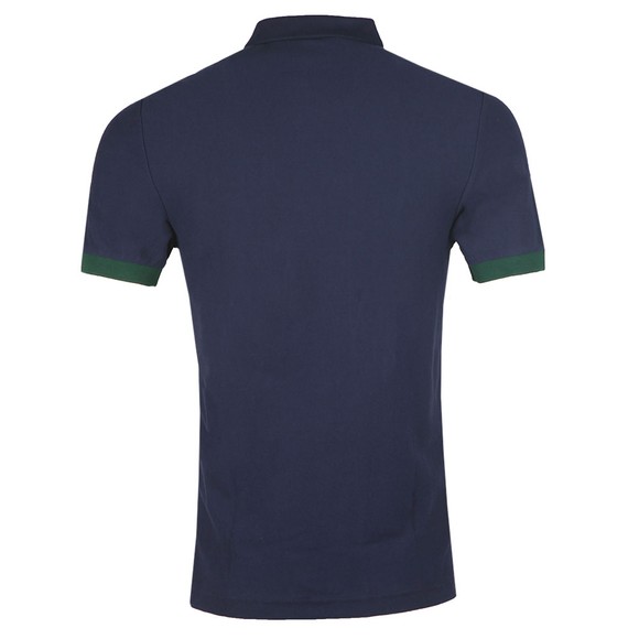 Fred Perry Mens Blue Vertical Stripe Polo Shirt main image