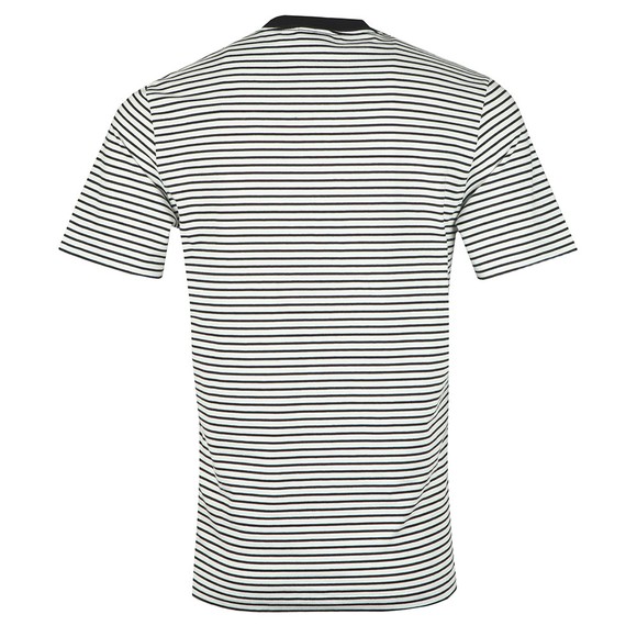 PS Paul Smith Mens Black Scrib Zebra Stripe T-Shirt main image