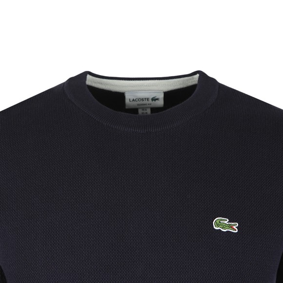 Lacoste Mens Blue AH1964 Crew Neck Jumper main image