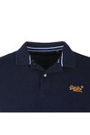 Superdry Mens Blue Classic Pique Polo Shirt