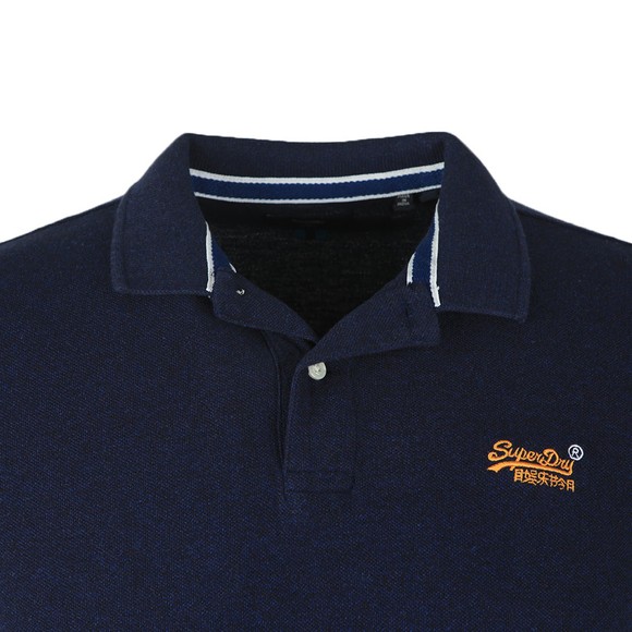 Superdry Mens Blue Classic Pique Polo Shirt main image