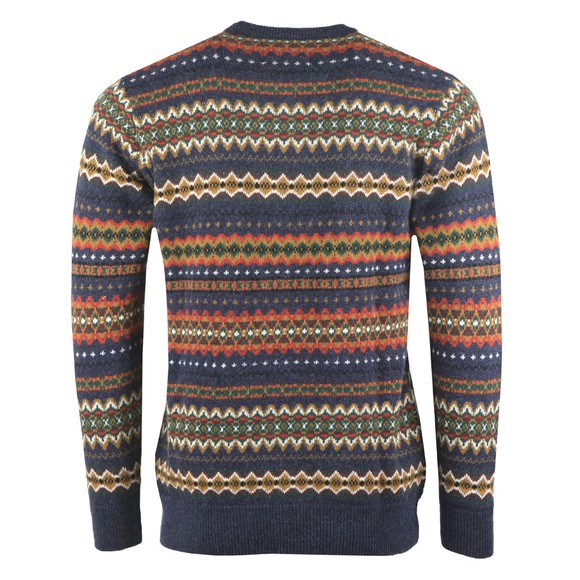 Barbour Lifestyle Mens Blue Fairisle Jumper #3